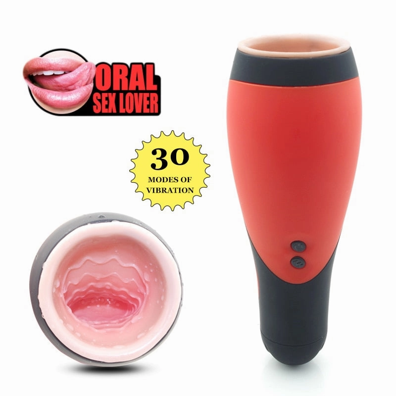 30 Speed Male Masturbator Cup