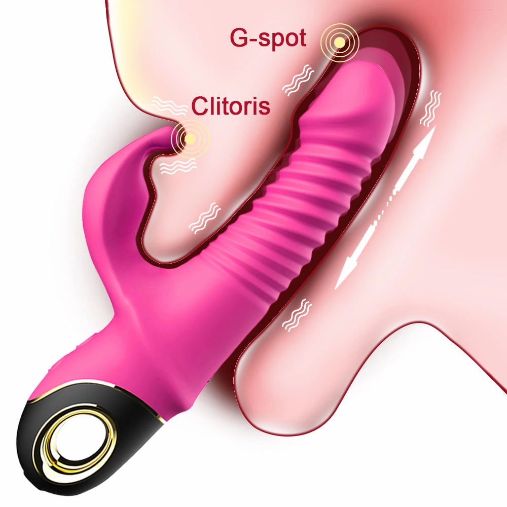 360° Rotating and Thrusting Vibrator with Clit Vibration V7