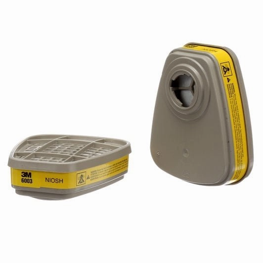 3M™ Organic Vapour/Acid Gas Cartridge, 6003, 30 pairs/case