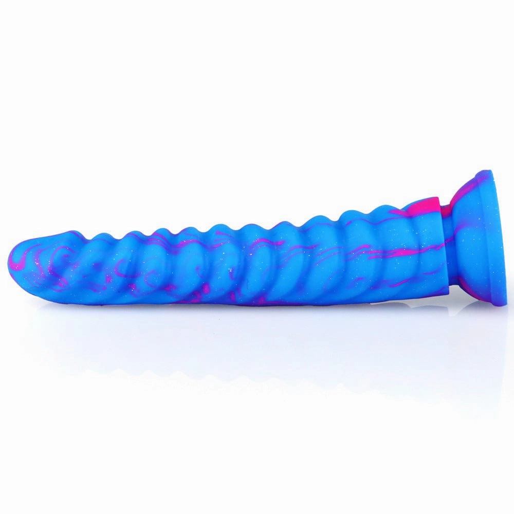 8.5 Inch Dragon Scale Silicone Dildo
