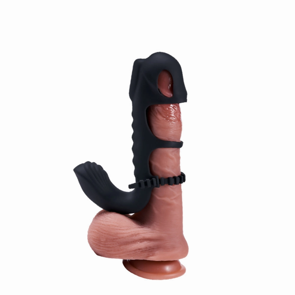 [Sold Out]: Seekhear Vibrating Penis Sleeve With Dual Motor