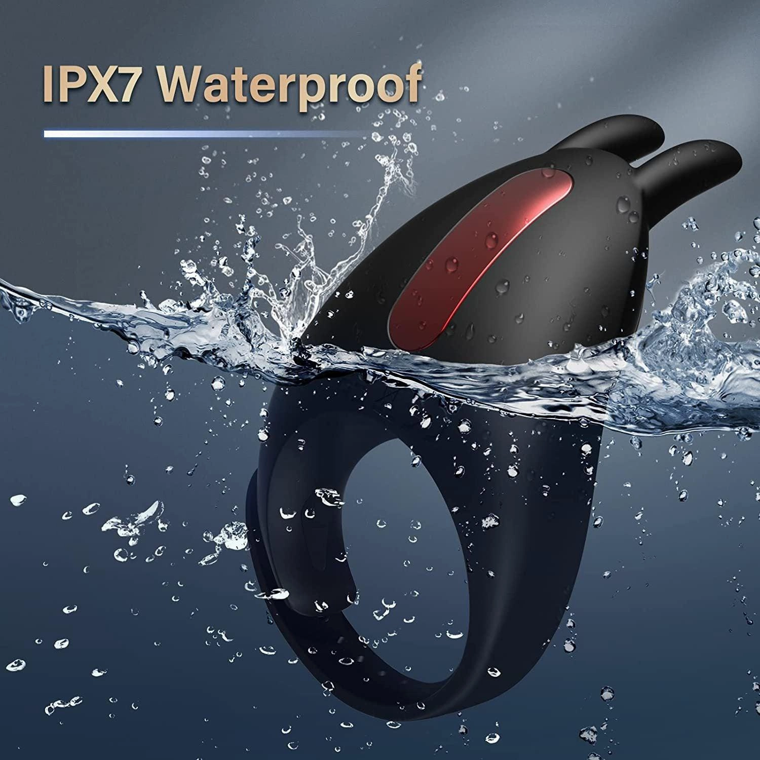 Adjustable Vibrating Penis Ring for Men Testis Stimulation Sex Toy for Couples Remote Control Vibrating Penis Rings for Ejaculation Delay