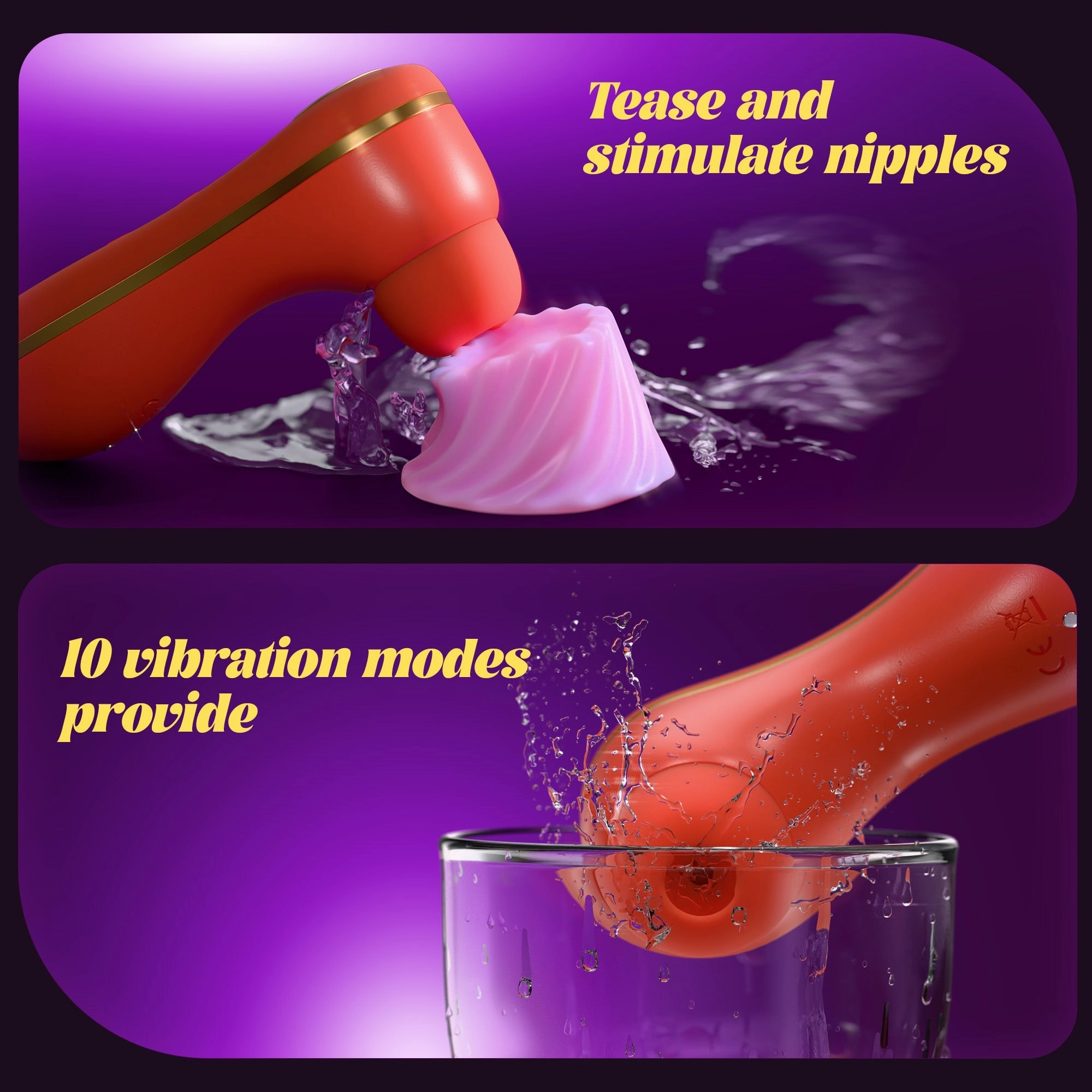 Adult Female Sex Toys Vibrator,Thrusing Vibrator with 7 Suction & 3 Vibrating Modes Adult Toys