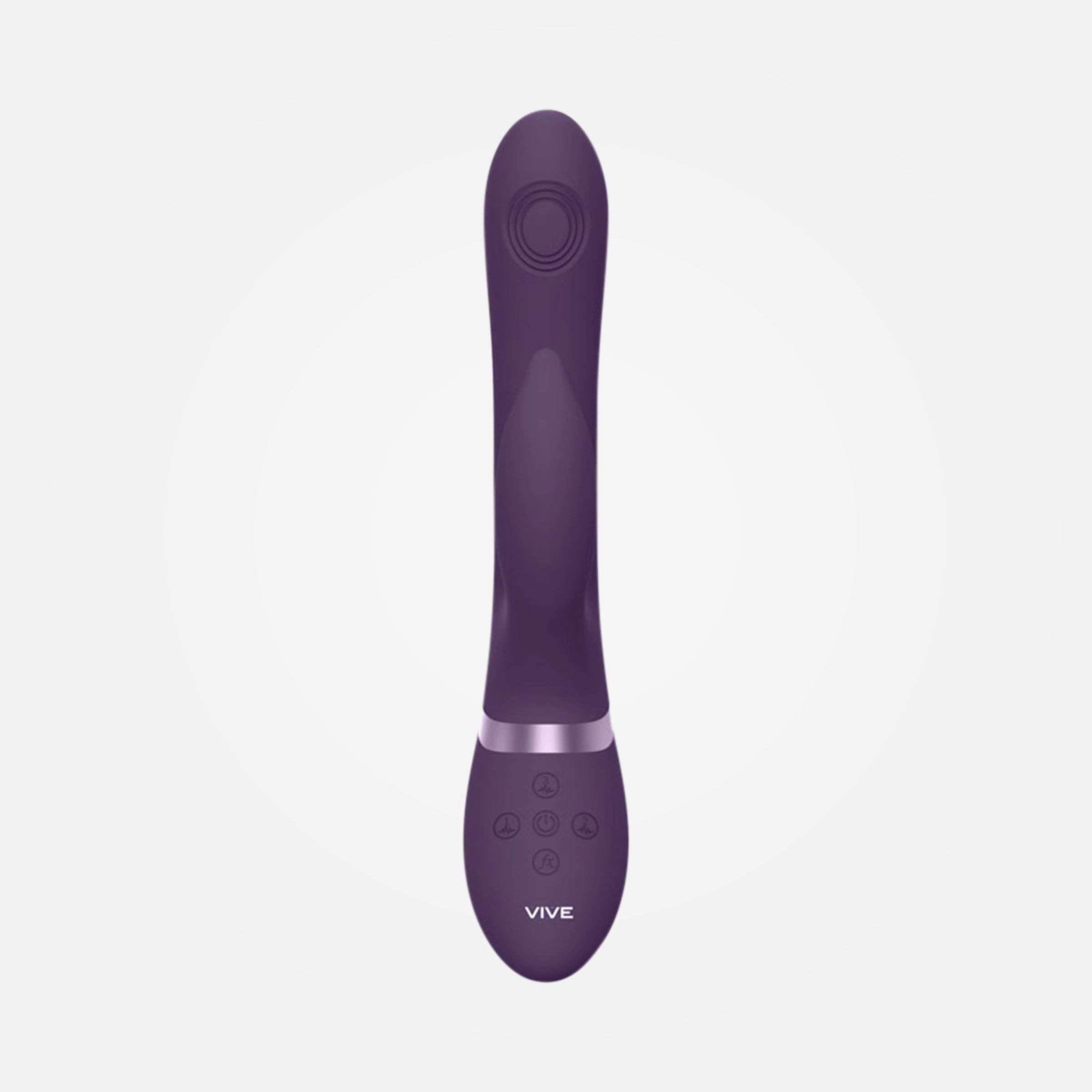 Aimi - 3 Motor Rechargeable Purple Swinging Rabbit Vibrator