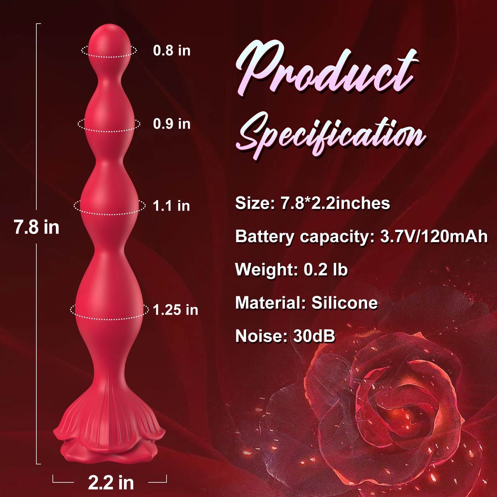 Anal Beads with Vibration