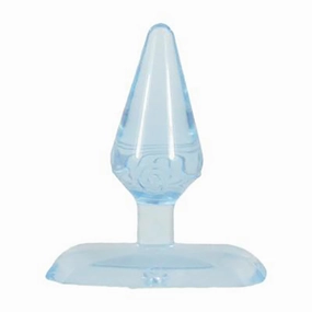Anal Please! Small Jelly Anal Plug - Blue