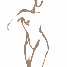 ART PRINT - Feminine no. 19 Beige
