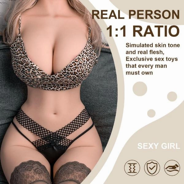 Automatic Sex Doll 55LB Vagina Telescoping Life Size Dolls with Big Breasts Adult Sex Toy 【US Stock Available Only】