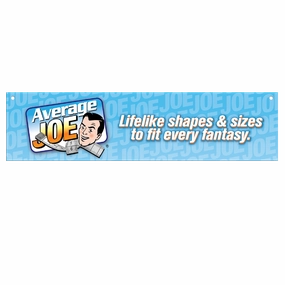Average Joe® Horizontal Header Sign, 23.5 x 5.5