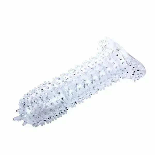 Baile – Penis Cover-  Sheath With Transparent Stimulating Points - Clear - 14 Cm