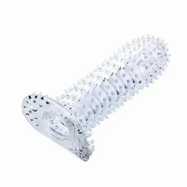 Baile – Penis Cover-  Sheath With Transparent Stimulating Points - Clear - 14 Cm