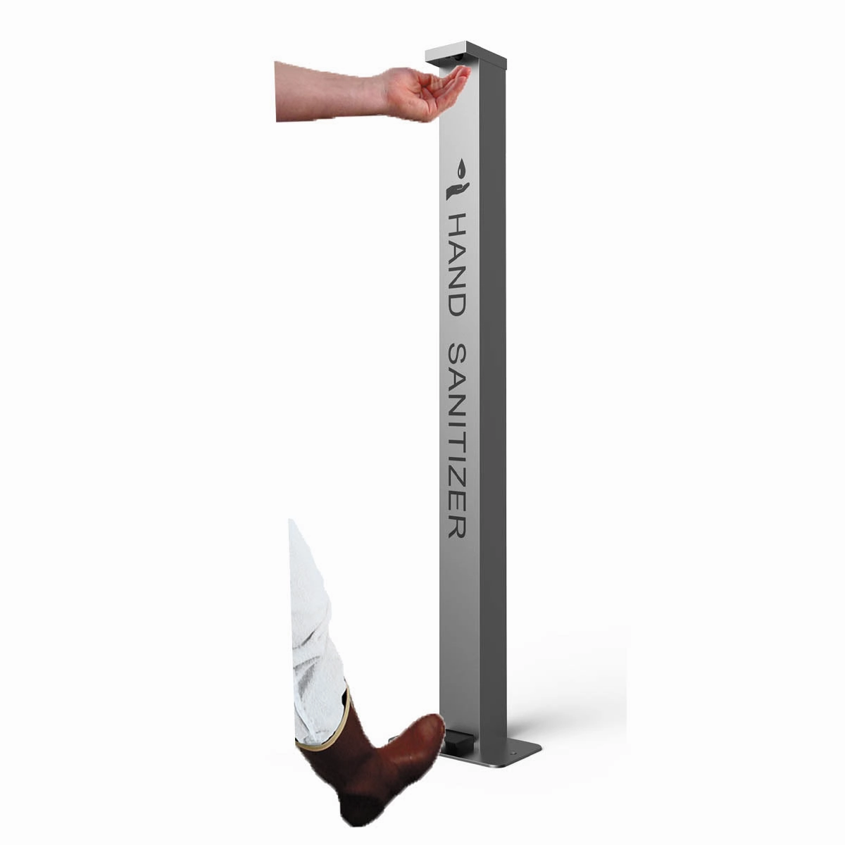 Basic Solutions Pedal Activated sanitizer dispenser
