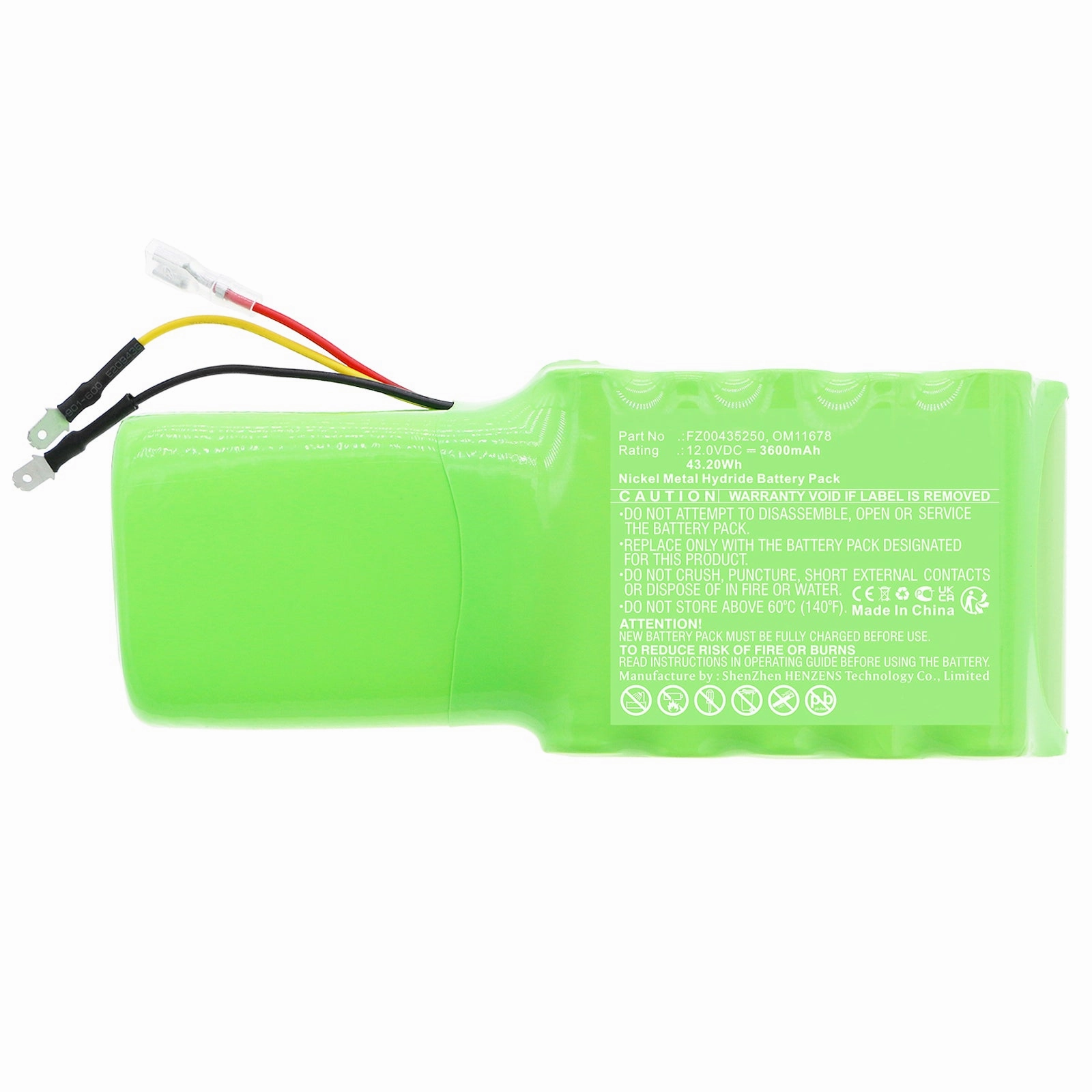 Batteries N Accessories BNA-WB-H17849 Medical Battery - Ni-MH, 12V, 3600mAh, Ultra High Capacity - Replacement for B.braun OM11678 Battery