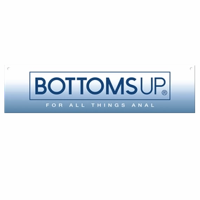 Bottoms Up® Horizontal Header Sign, 23.5 x 5.5