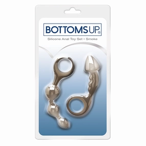 Bottoms Up® Silicone Anal Toy Set, Smoke