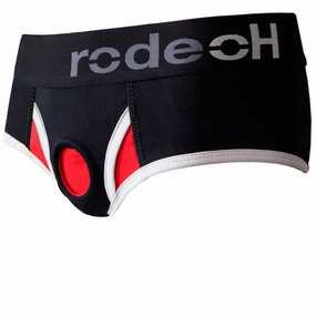 Brief  Harness - Black & Red