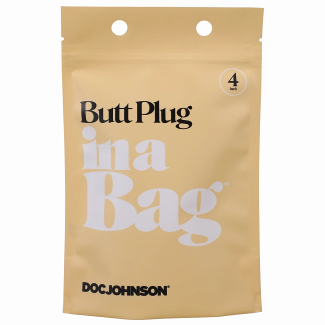 Butt Plug In A Bag - 4 inch