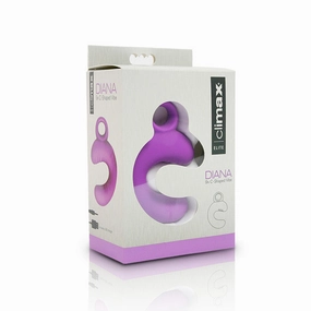 Climax® Elite, DIANA, Rechargeable 9x C-Shaped Vibe, Purple