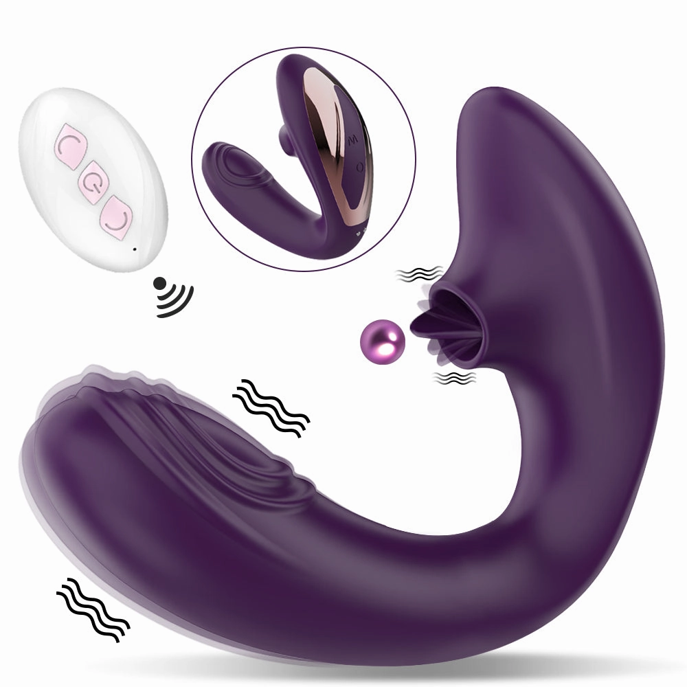 Clitoral Licking Vibrator for Clitoris Woman Clit Stimulator Remote Control G-Spot Adult Sex Toys Female Masturbation for Women