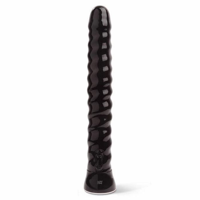 CLOSEOUT - UltraZone Zig Zag Rechargeable Extreme Bend Self-Heating Vibe, Black