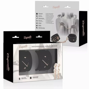 Coquette Fantasy Vegan Leather Handcuffs with Neoprene Lining