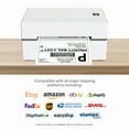Core Innovations CPS550 Bluetooth Thermal 4x6 Shipping Label Printer Bundle - Compatible with Android, iOS & Windows