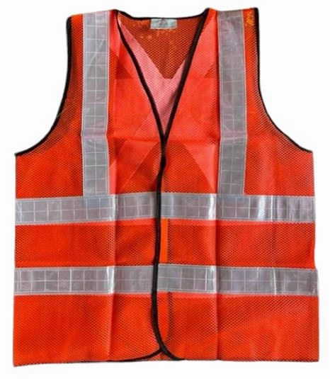 Cross Type Reflective Safety Vest | Colours : Green, Blue, Red