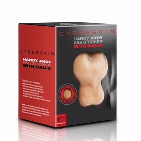 CyberSkin® Handy Andy Ass Stroker with Balls, Light