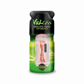 CyberSkin® Vulcan® Realistic Pussy w/ Vibration, Cream