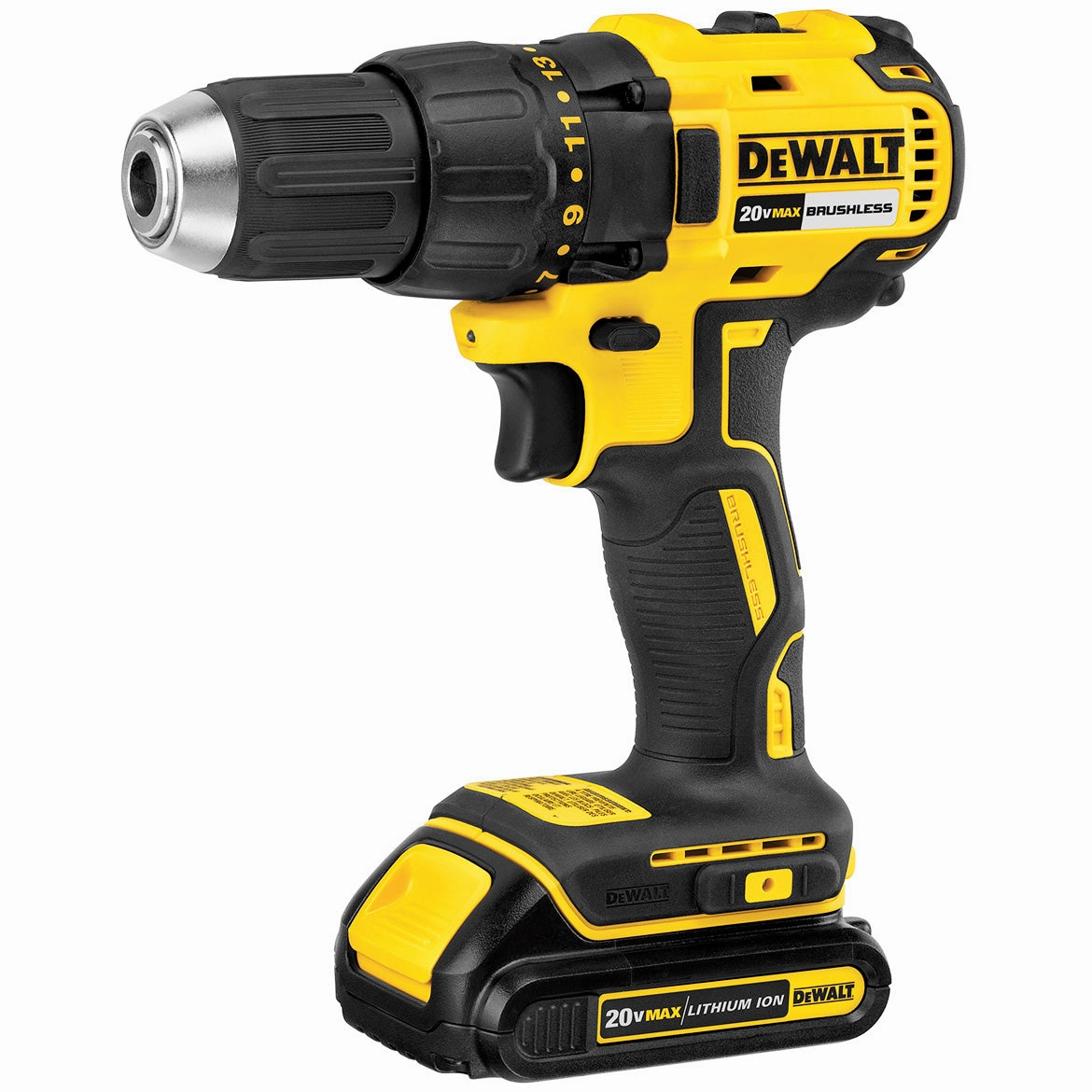 DeWALT DCD777C 20V 1/2-Inch Lithium-Ion Brushless Compact Drill Driver