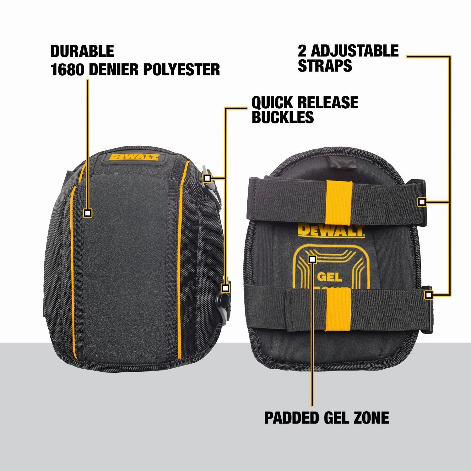 DEWALT DWST590014-Flooring Knee Pads with Gel