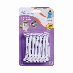 Dreambaby Wide-Grip Secure Catches 14 Pack
