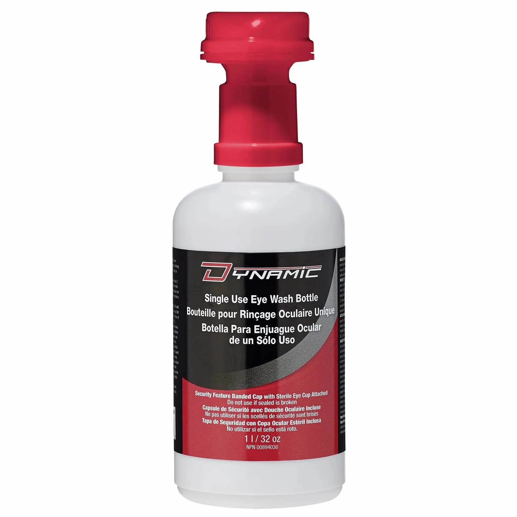 Dynamic Safety FAEW032SU - 32oz Single Use Eye Wash