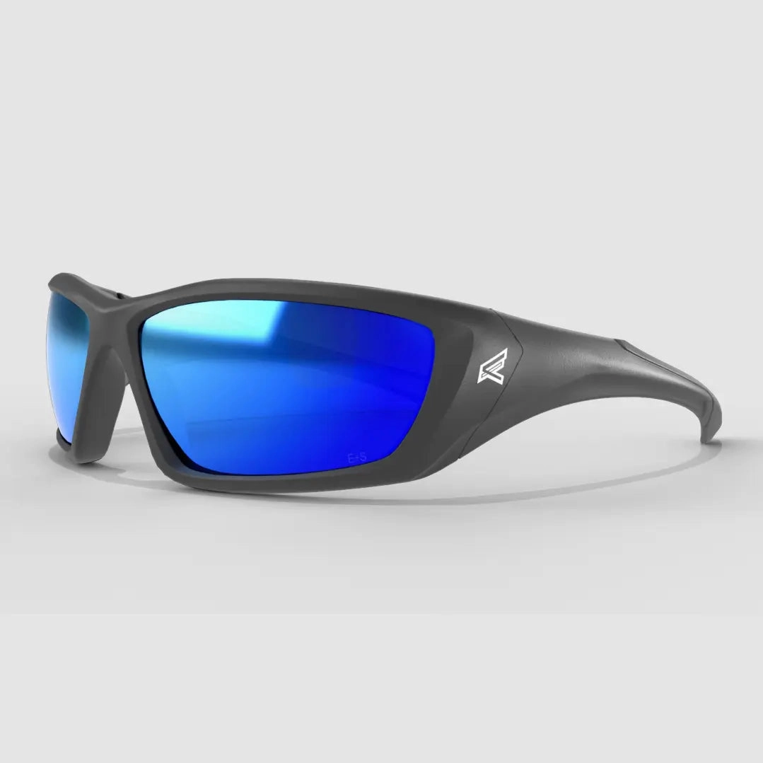 Edge TXRAP418 - Robson - Black / Polarized Aqua Precision Blue Mirror