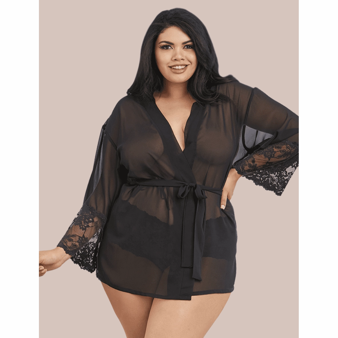 Endless Seduction Robe & Booty Shorts