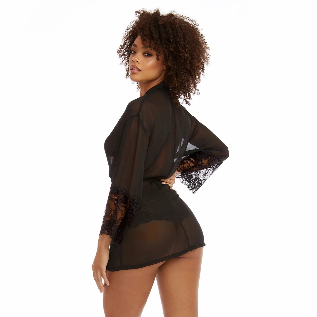 Endless Seduction Robe & Booty Shorts