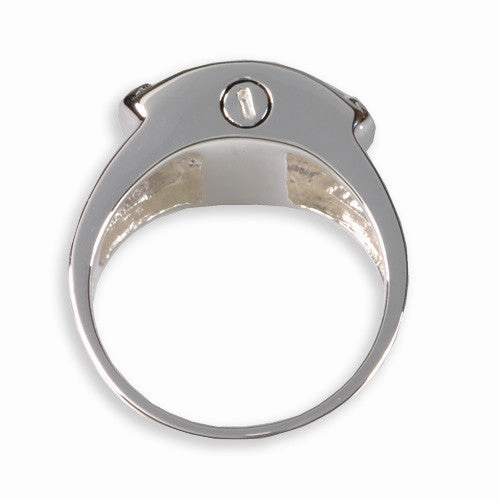 Engravable Shield Cremation Ring Memorial Jewelry for Cremated Remains