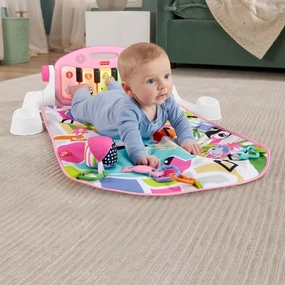 Fisher-Price 89409572 Glow & Grow Kick and Play Gym - Pink
