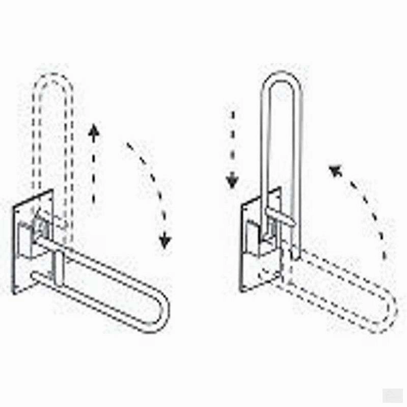 Flip Up/Swing Safety Rail Grab Bar FGB-3011S