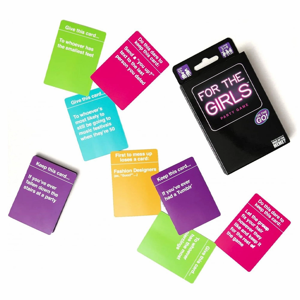 For The Girls Adult Party Game - On the Go Travel Edition