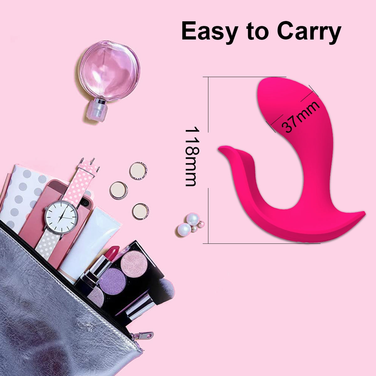 G Spot and Clit Dual Vibrator with App Control W9