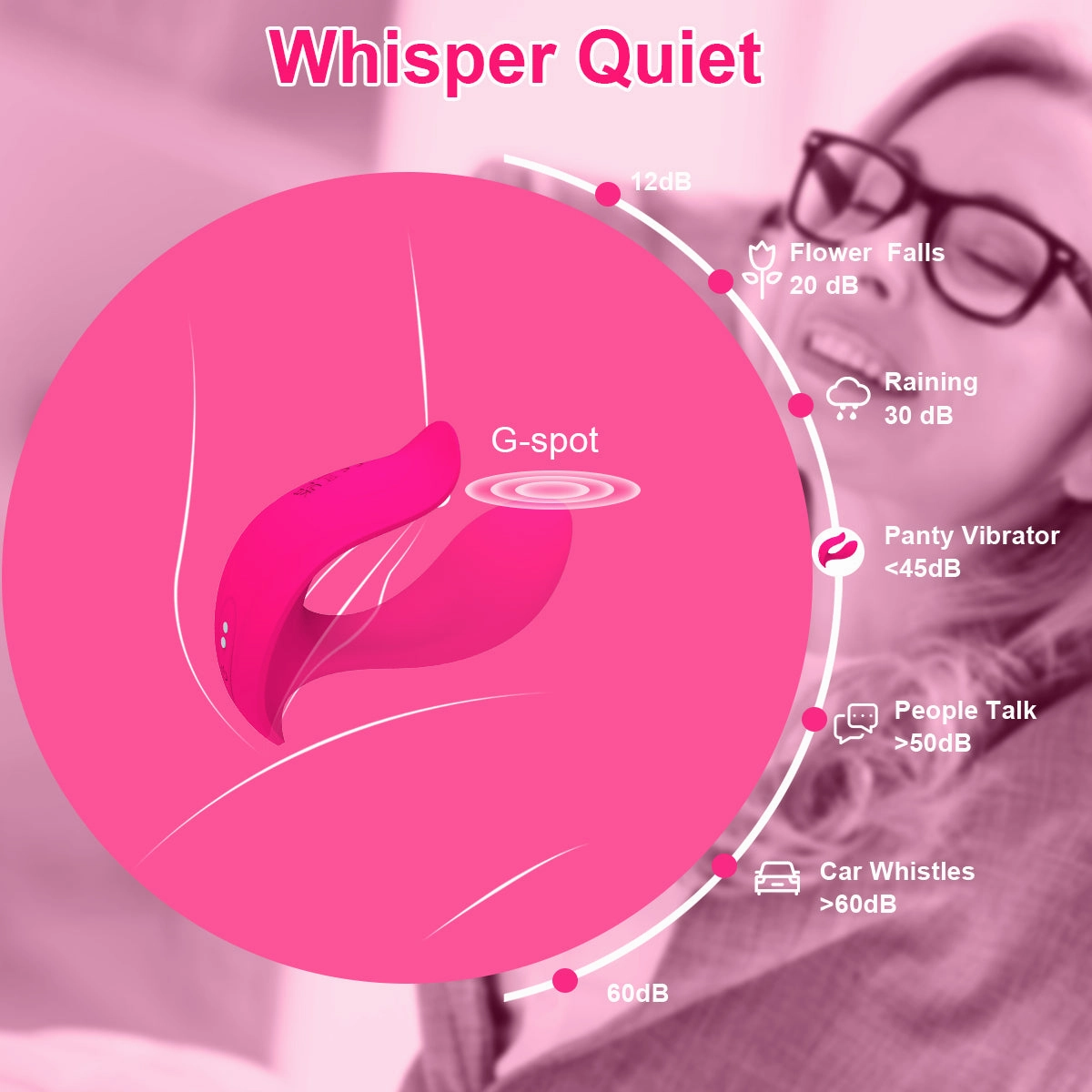 G Spot and Clit Dual Vibrator with App Control W9