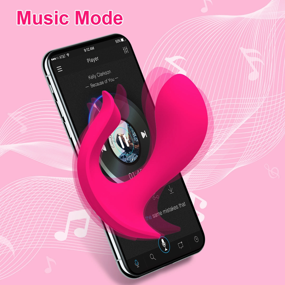 G Spot and Clit Dual Vibrator with App Control W9
