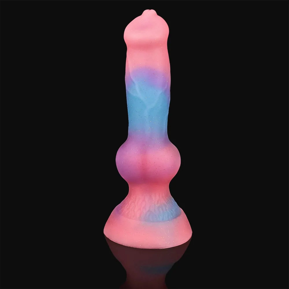 Glow-in-the-Dark Beast Dildo Soft Silicone Adventurous Fantasy Pleasure
