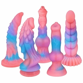 Glow-in-the-Dark Beast Dildo Soft Silicone Adventurous Fantasy Pleasure