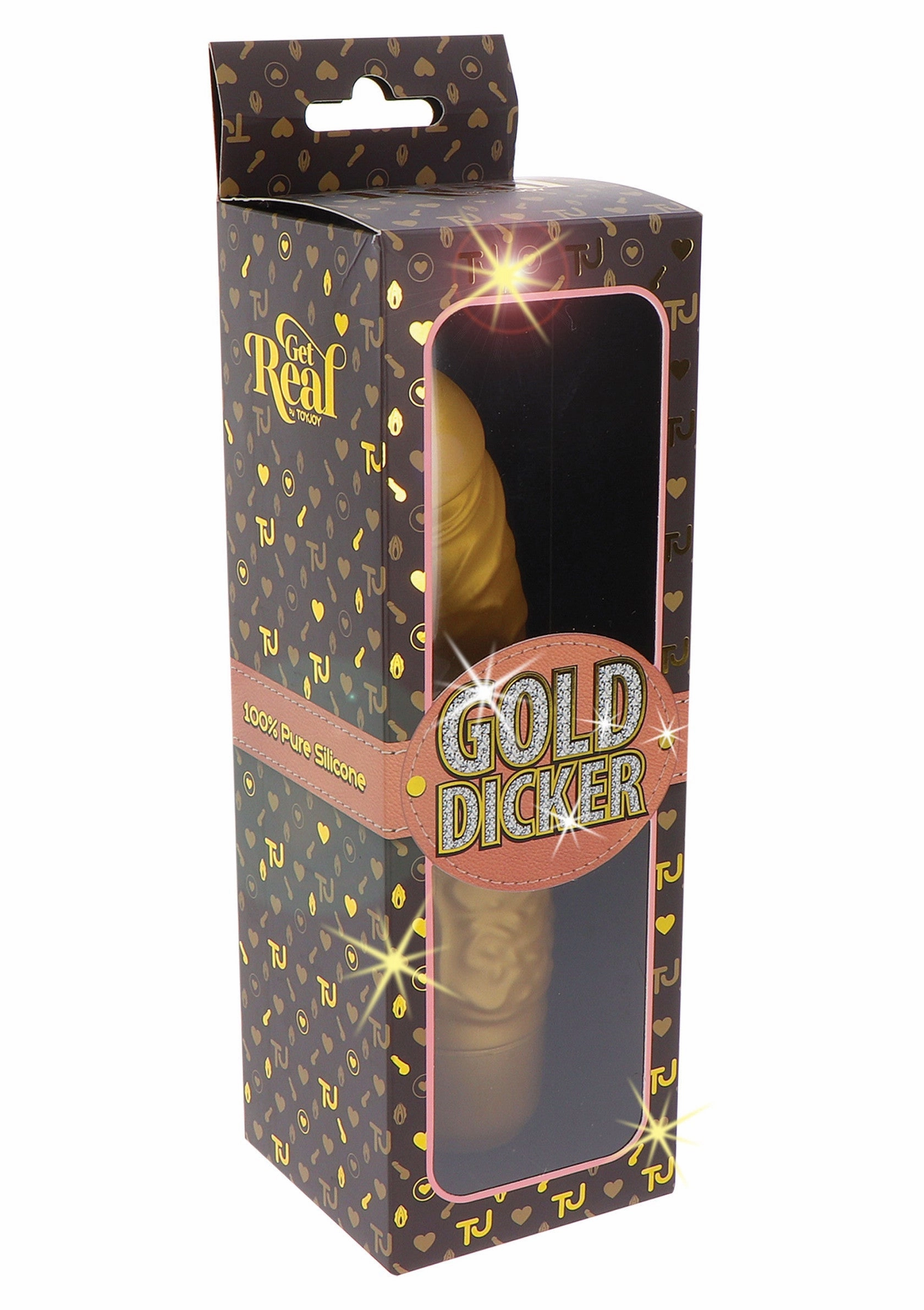 Gold Dicker Stim Vibrator 22 cm