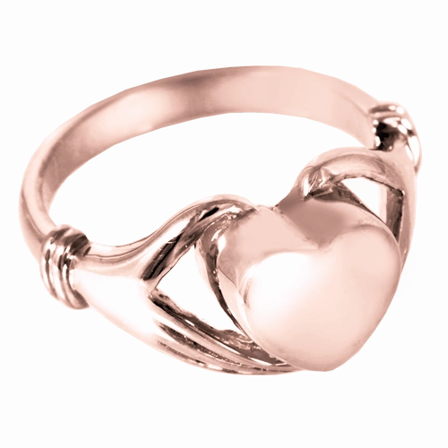 Heart Ring Memorial Jewelry for Cremated Remains