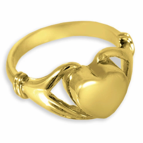 Heart Ring Memorial Jewelry for Cremated Remains