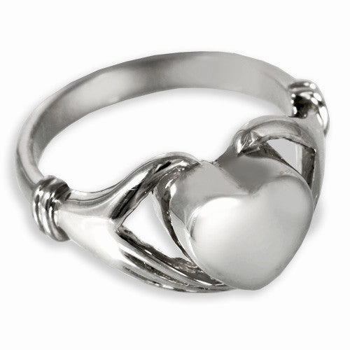 Heart Ring Memorial Jewelry for Cremated Remains