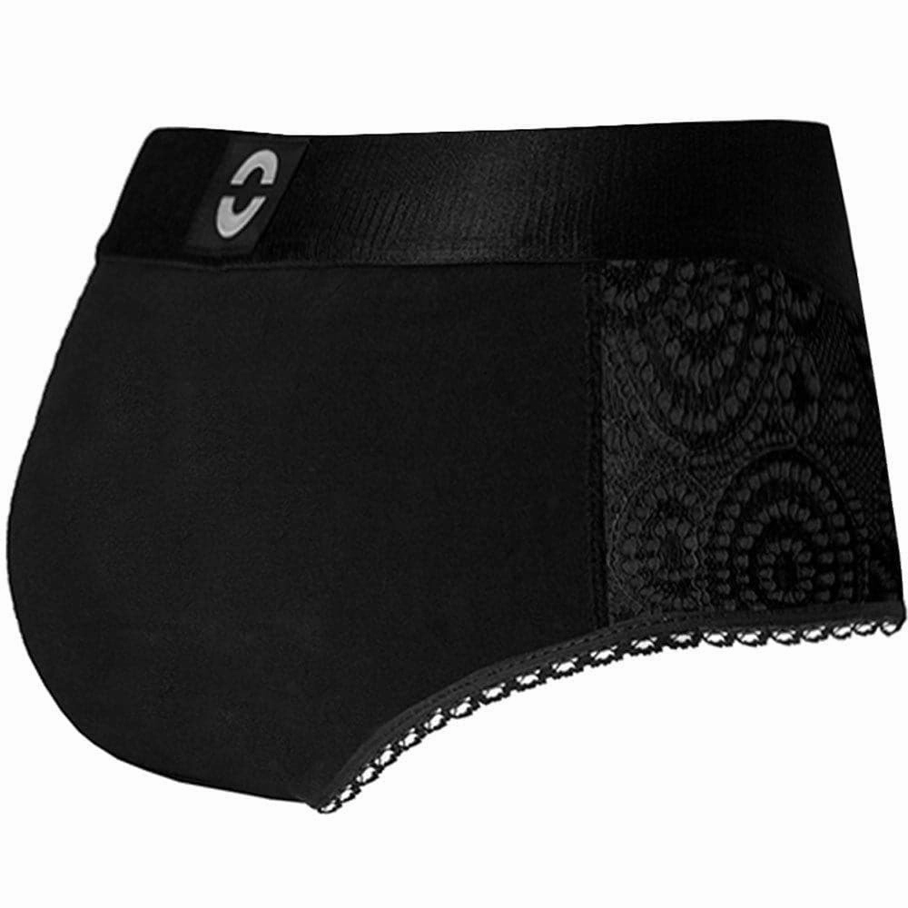 High Rise Panty Harness - Black